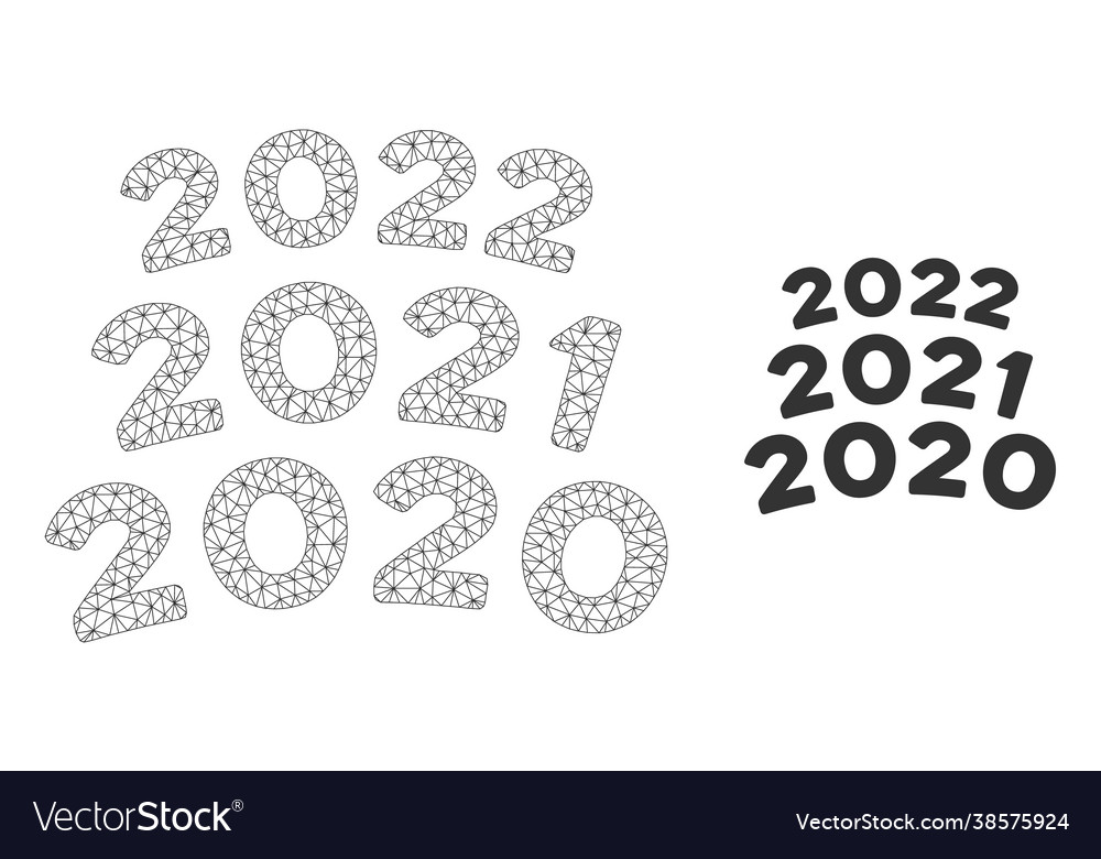 2020 - 2021 arc texts mesh 2d model vector image 2020 - 2021 arc texts mesh 2d model