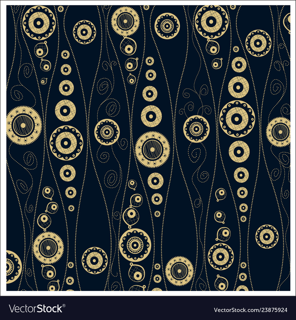 Batik design style patterns are same for fabric vector image Batik design style patterns are same for fabric