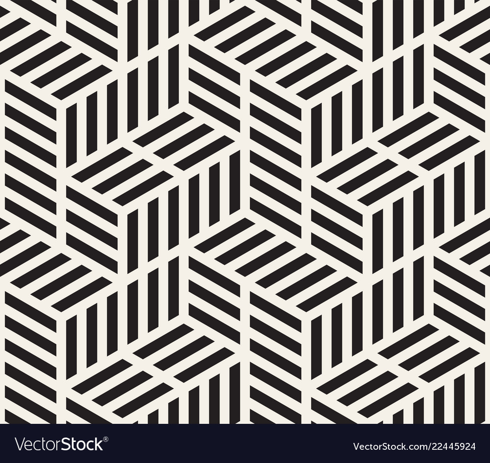 Geometric Line Tiling Pattern