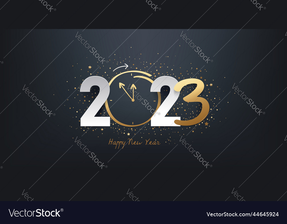 Happy new year 2023 Royalty Free Vector Image - VectorStock