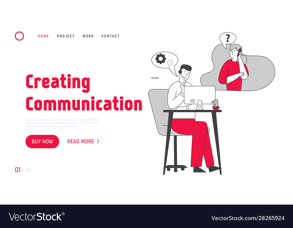 Operator and client hotline communication