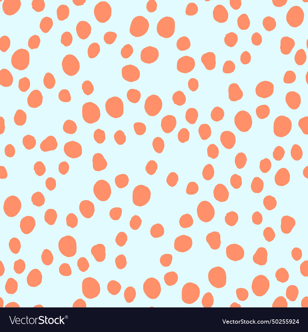 Seamless polka dots pattern abstract background Vector Image Seamless polka dots pattern abstract background