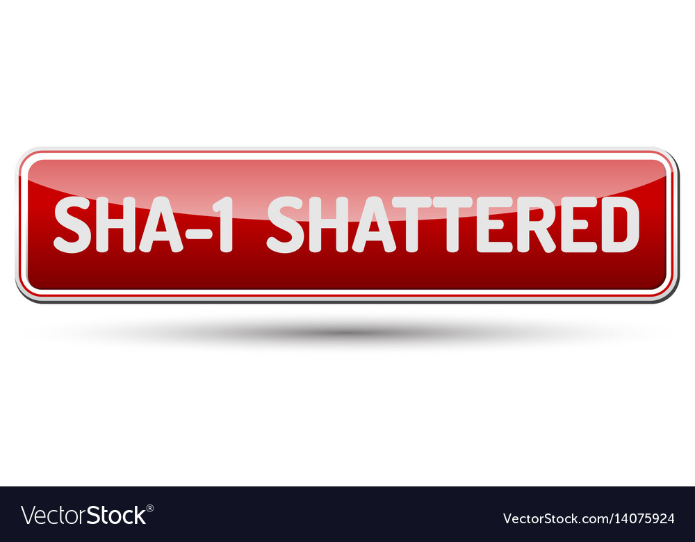 Sha-1 shattered collision attack