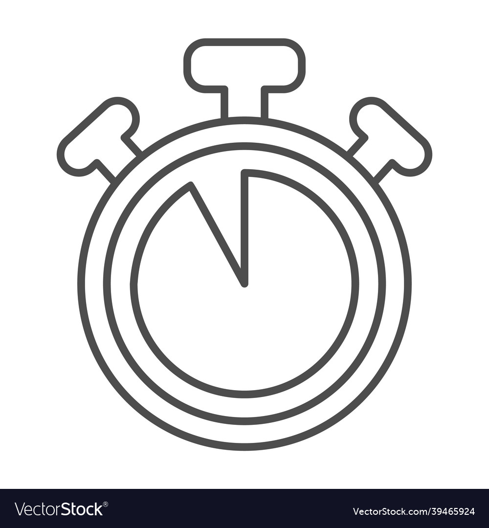 Stopwatch with buttons 55 seconds timer vector image Stopwatch with buttons 55 seconds timer