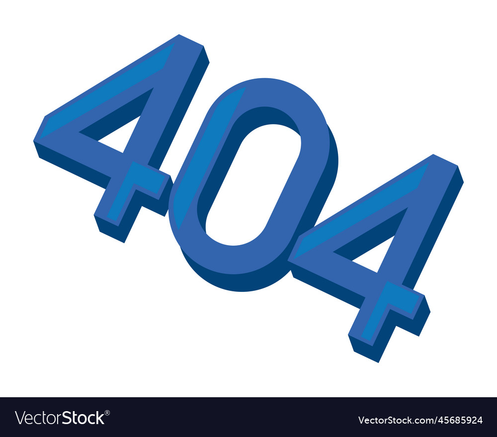 Tech error 404 isolated