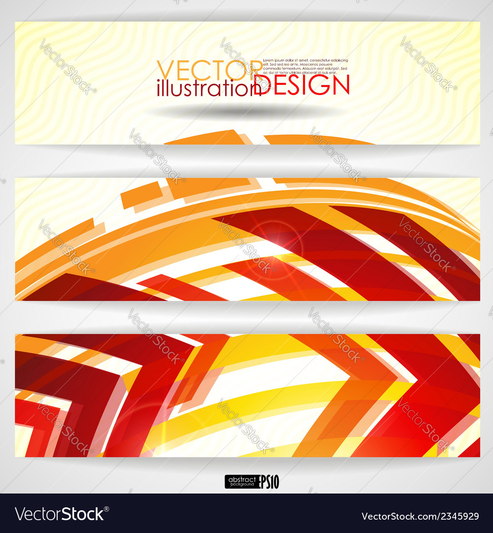 Arrow red background with place for your text