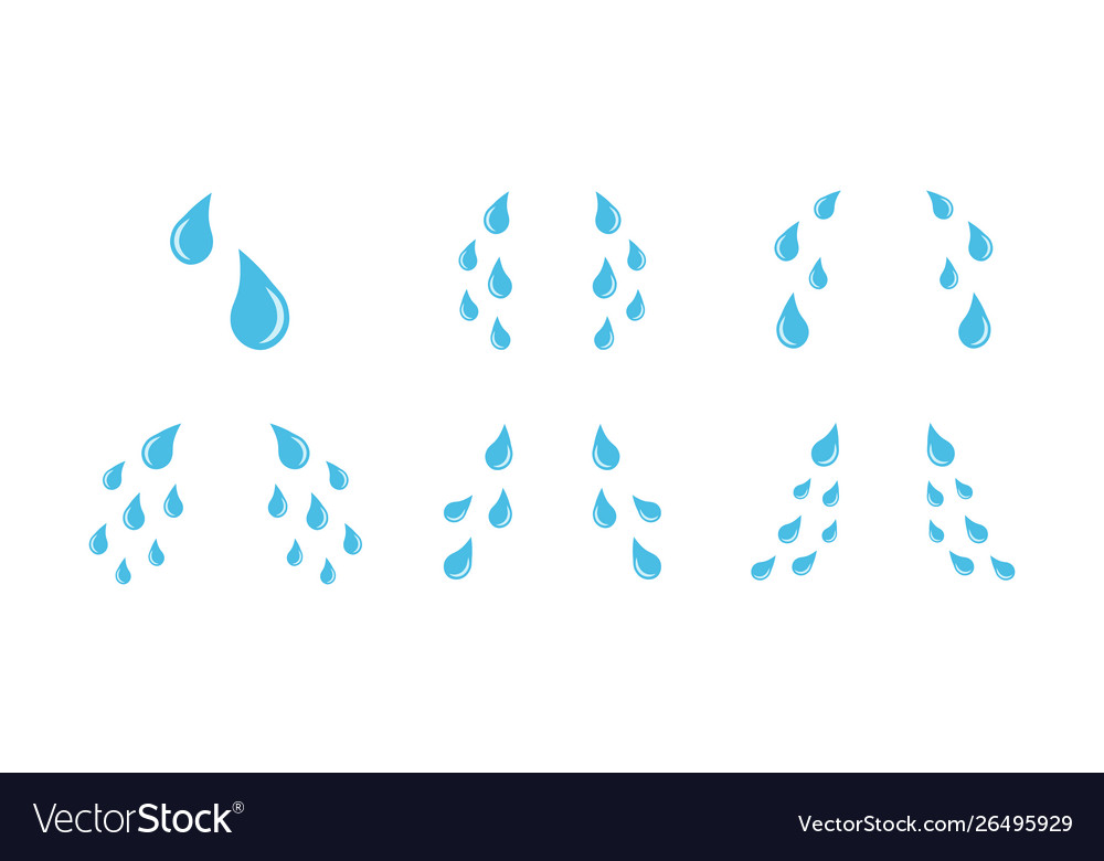 Premium Vector Cartoon tear drops icon sorrow cry streams tear blob crying  fluid falling blue water drops isolated vector for sorrowful character  weeping expression wet grief droplets, tears 