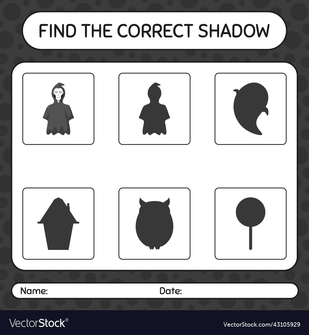 Find the correct shadows game with grim reaper