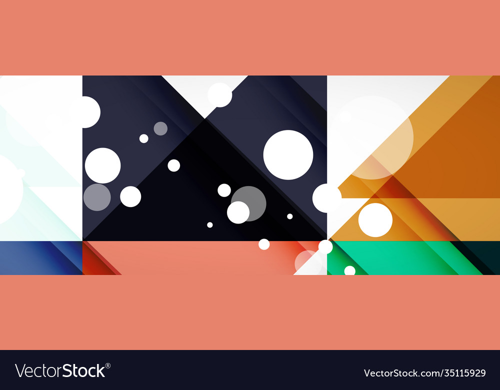 Geometric abstract background techno color Vector Image Geometric abstract background techno color