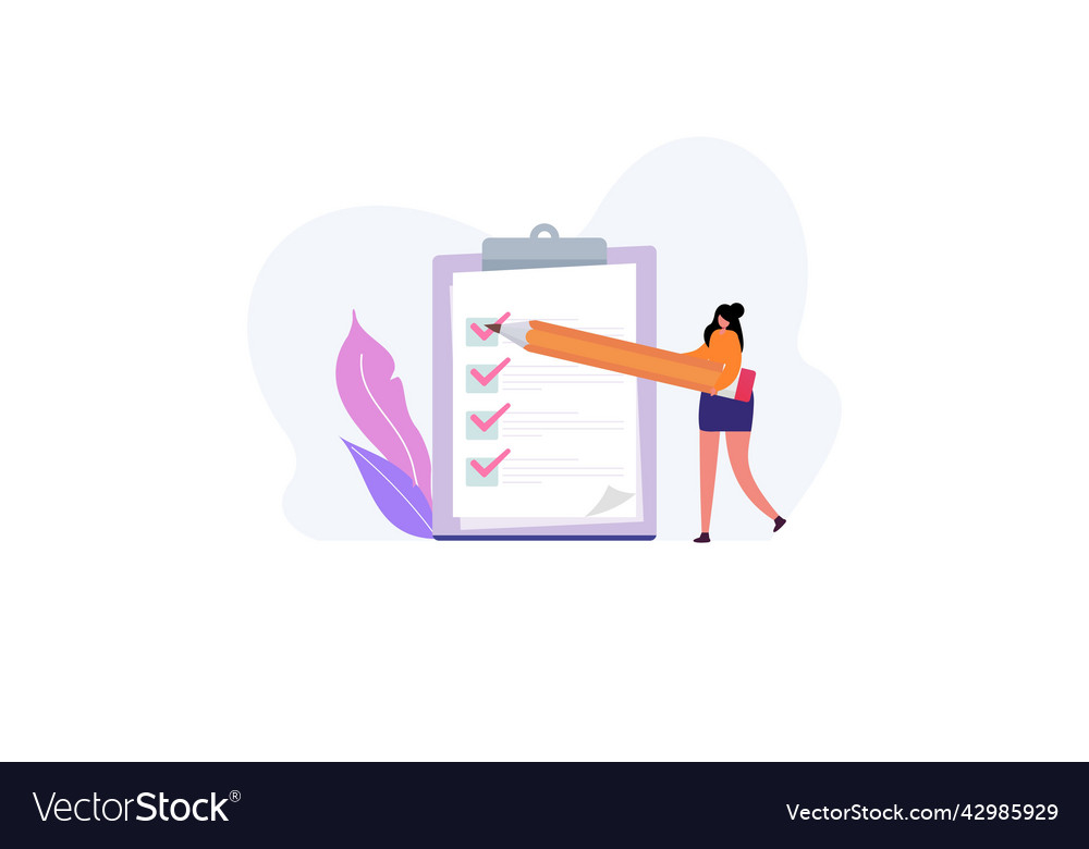 Task done business concept with tiny person