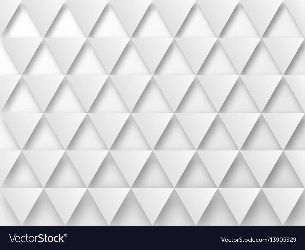 White Geometric Triangle Background