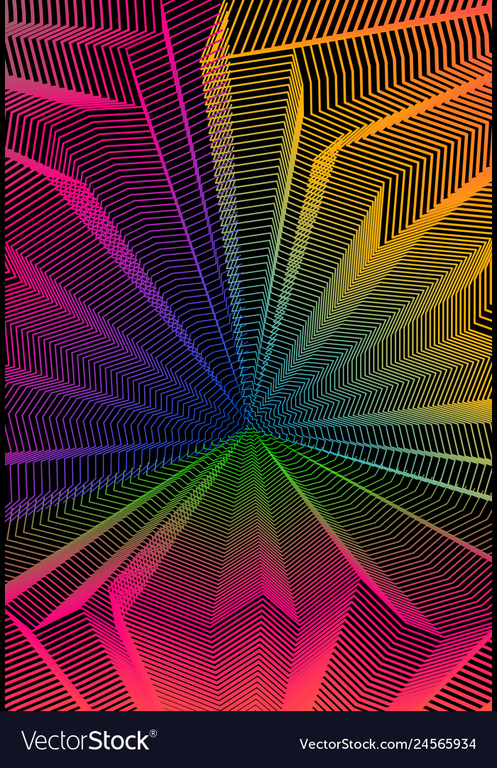 Abstract artistic background for design linear 3d