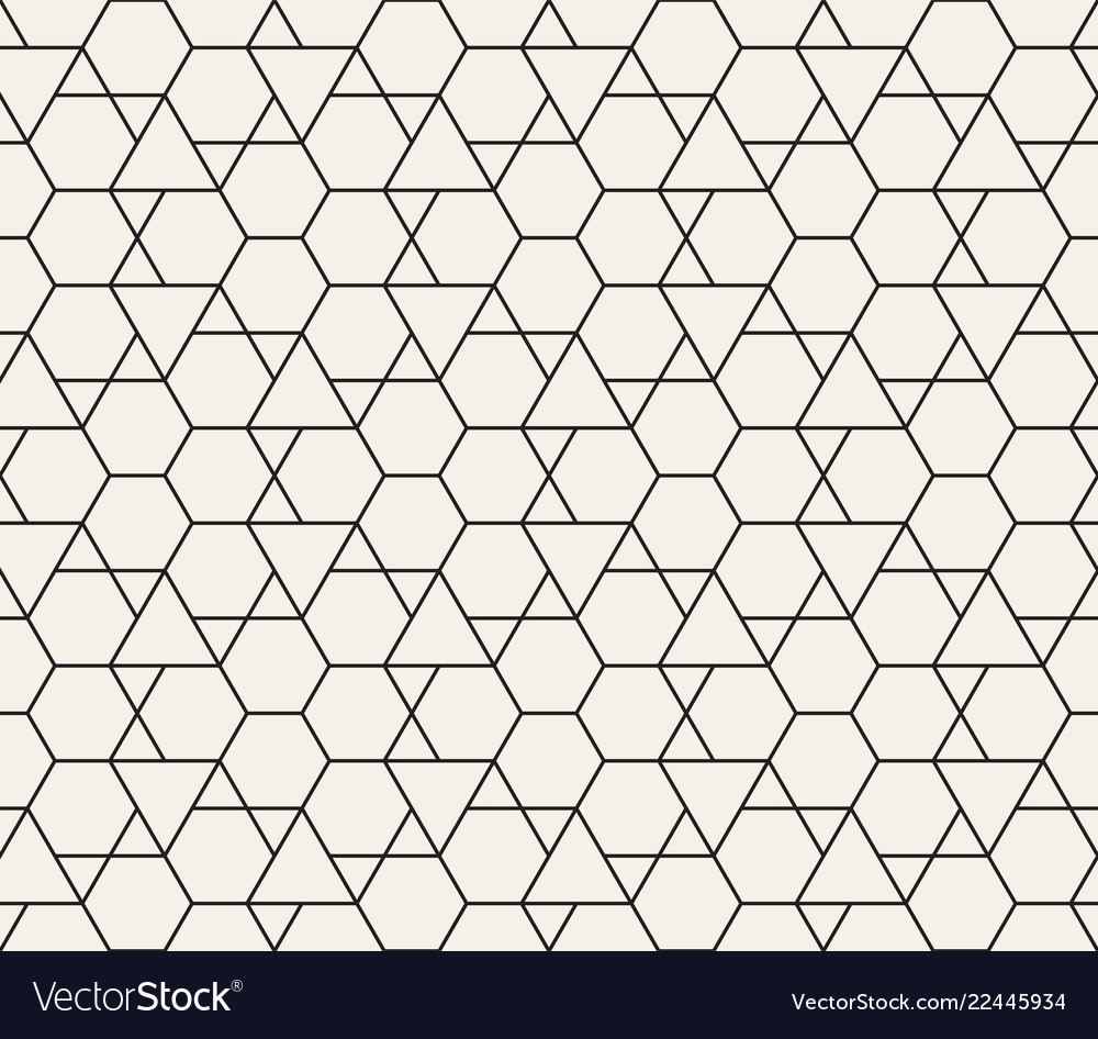 Geometric Abstract Lattice Pattern