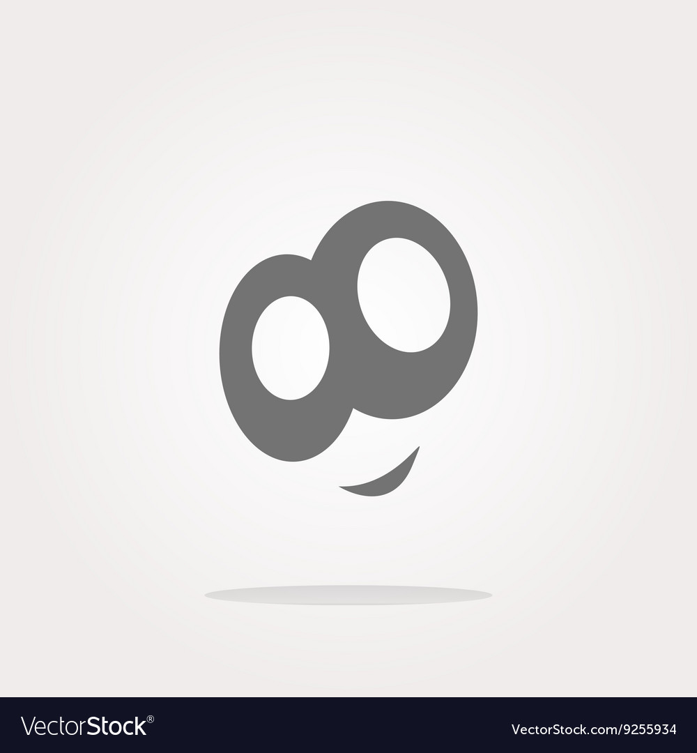 Smiley face icon button funny for web