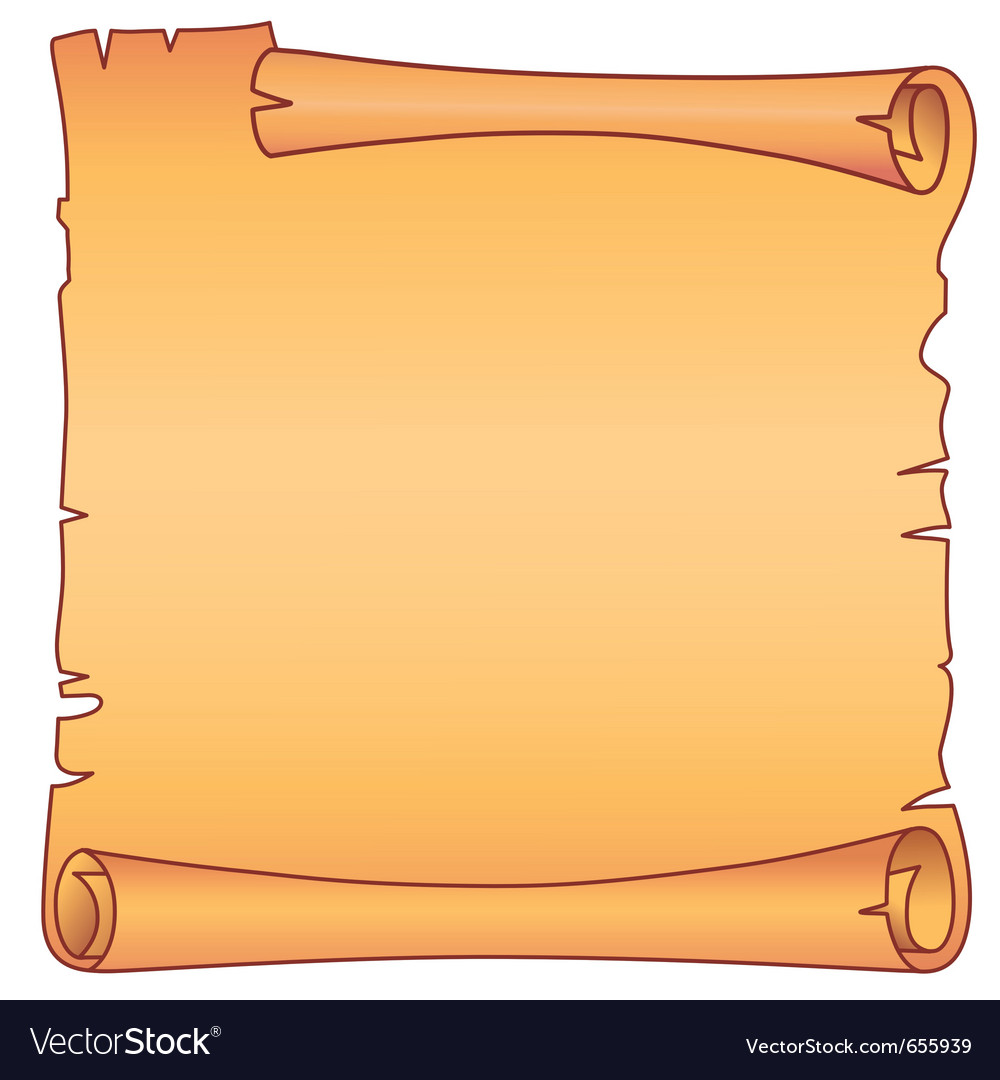 Antique Parchment Scroll