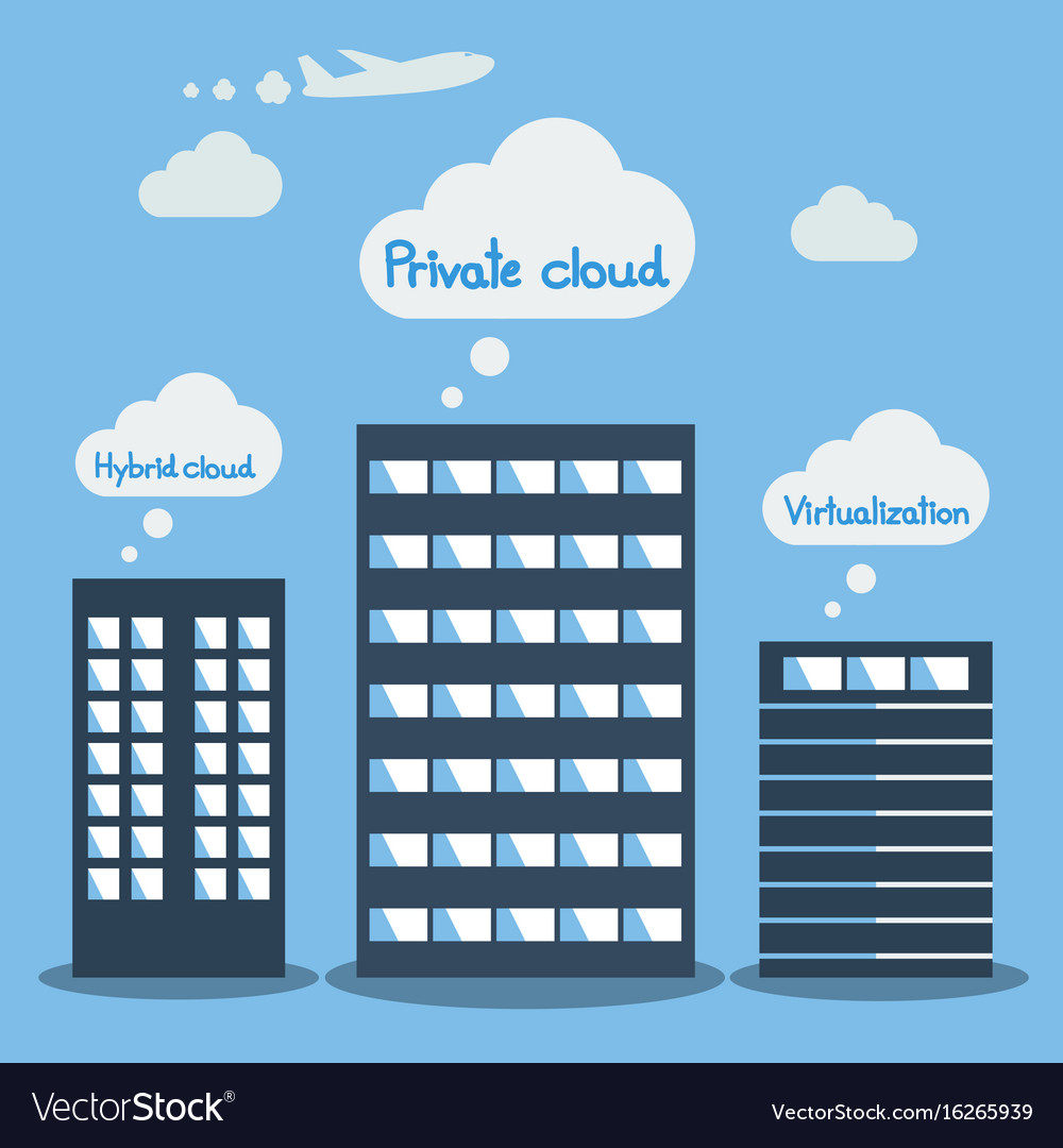Big data cloud computing concept