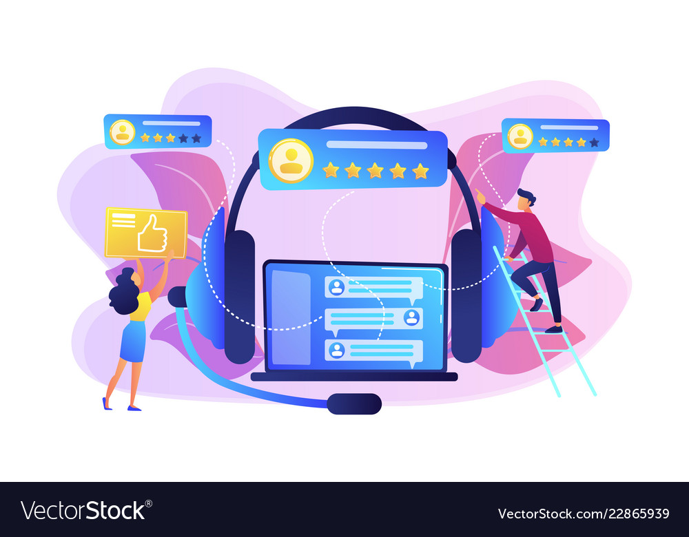 Customer Feedback Concept Royalty Free Vector Image