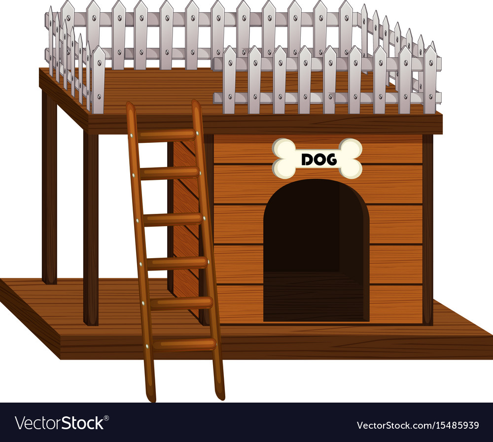 Dog house made of 2024 wood