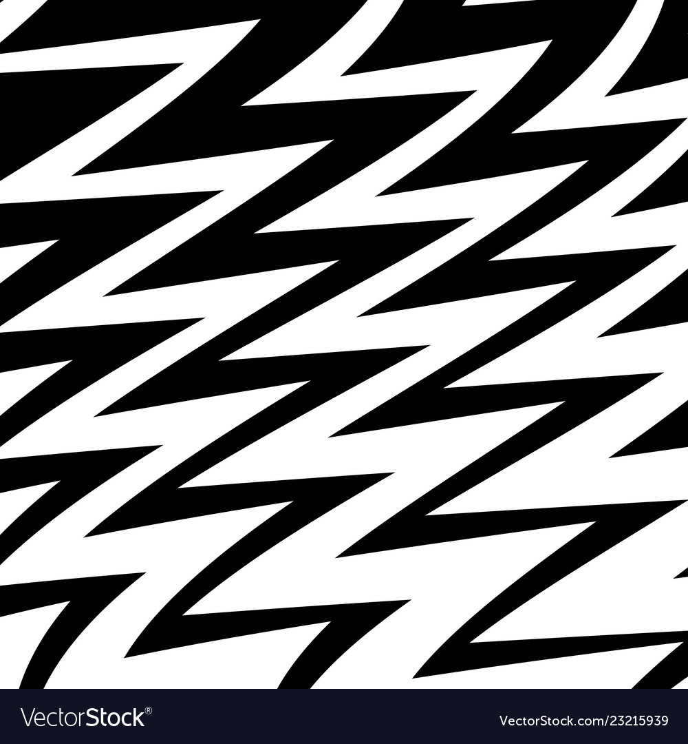 Geometric Zigzag Wave Pattern