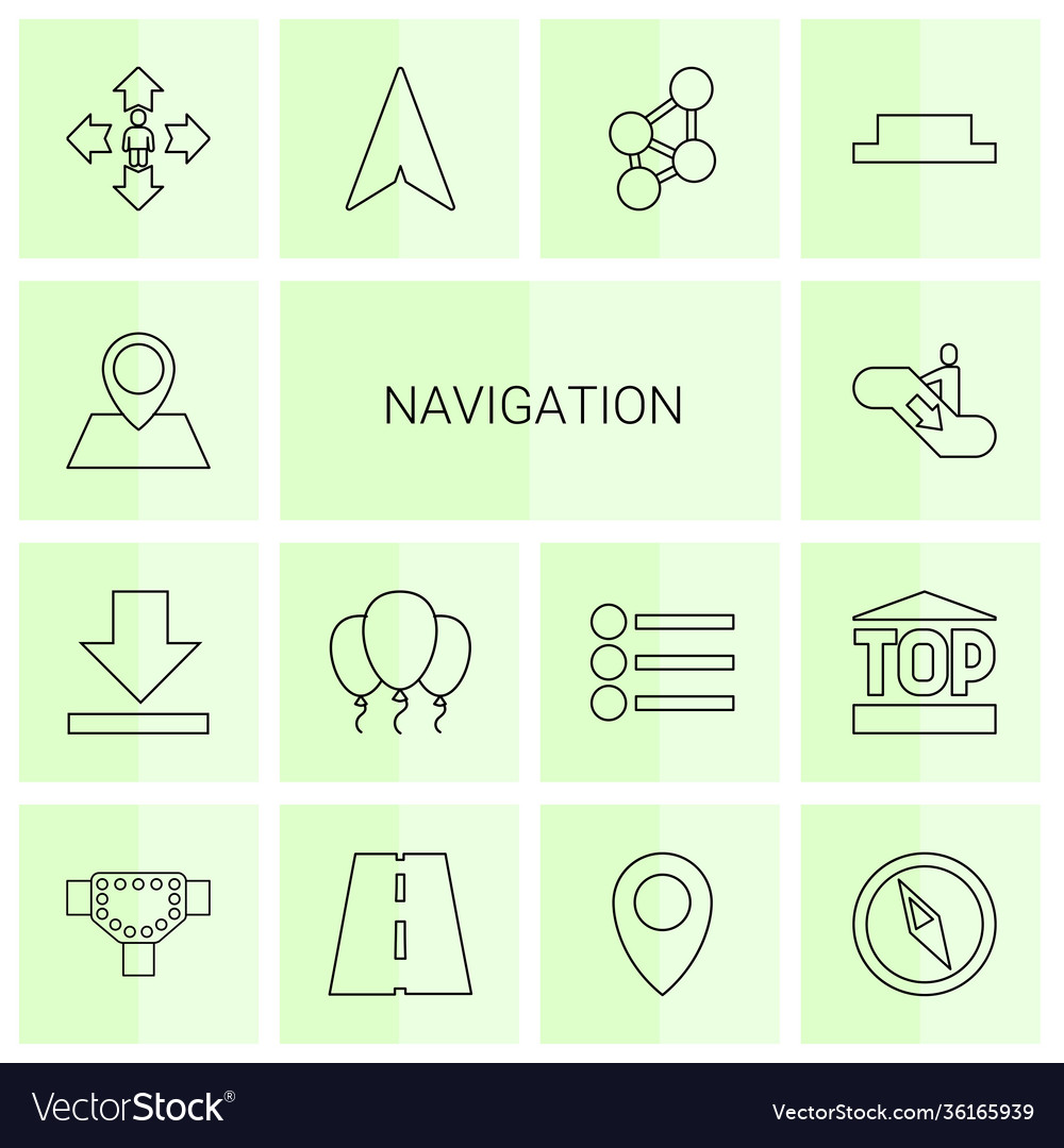 Navigation icons