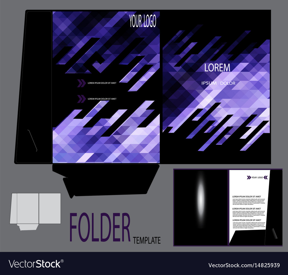 Presentation folder template