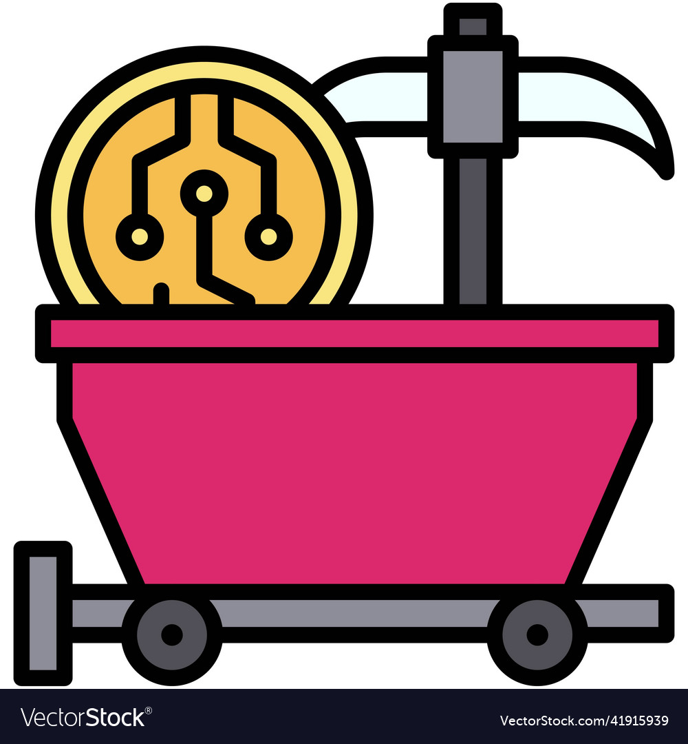 Proof of work icon blockchain related