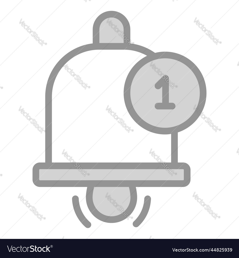 Reminder icon user interface as a simple sign