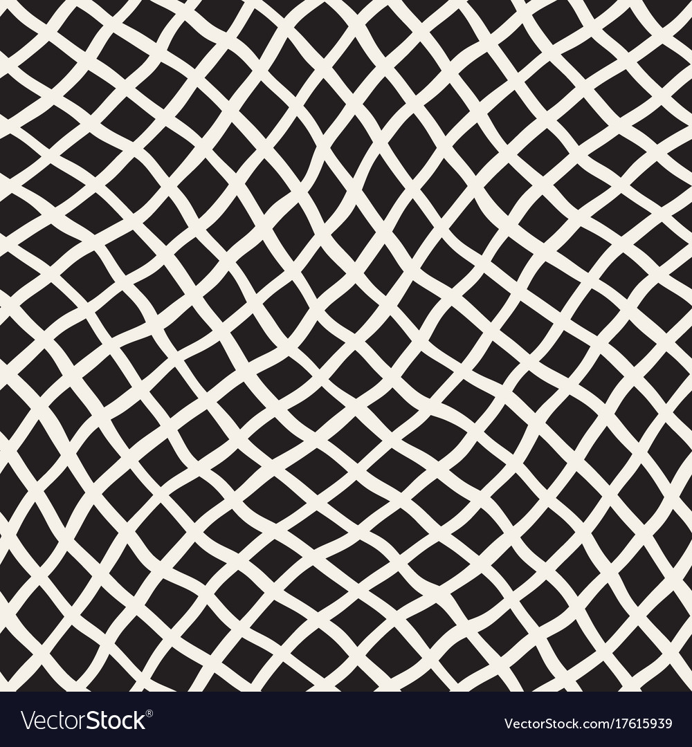 Seamless pattern with hand drawn waves abstract
