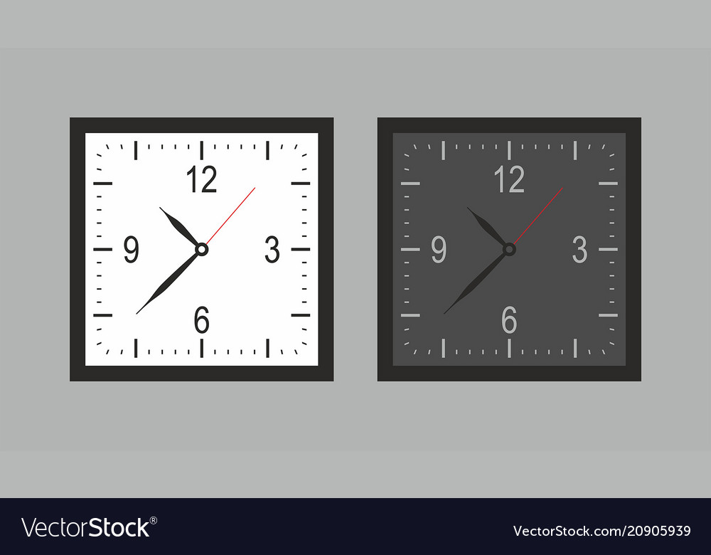 Square Wall Clock Royalty Free Vector Image Vectorstock - Square Wall Clock Images Square Wall Clock Royalty Free Vector Image Vectorstock - Square Wall Clock Images