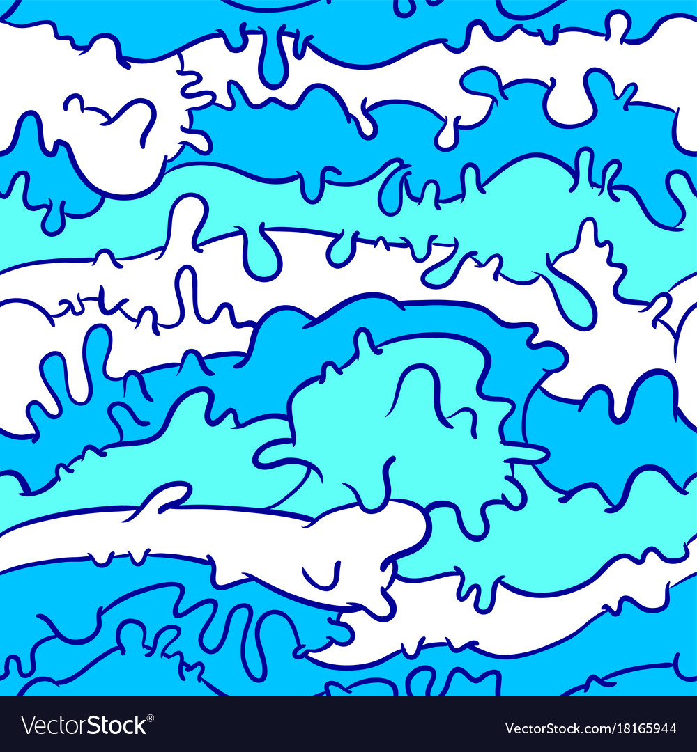 Abstract Liquid Wave Pattern