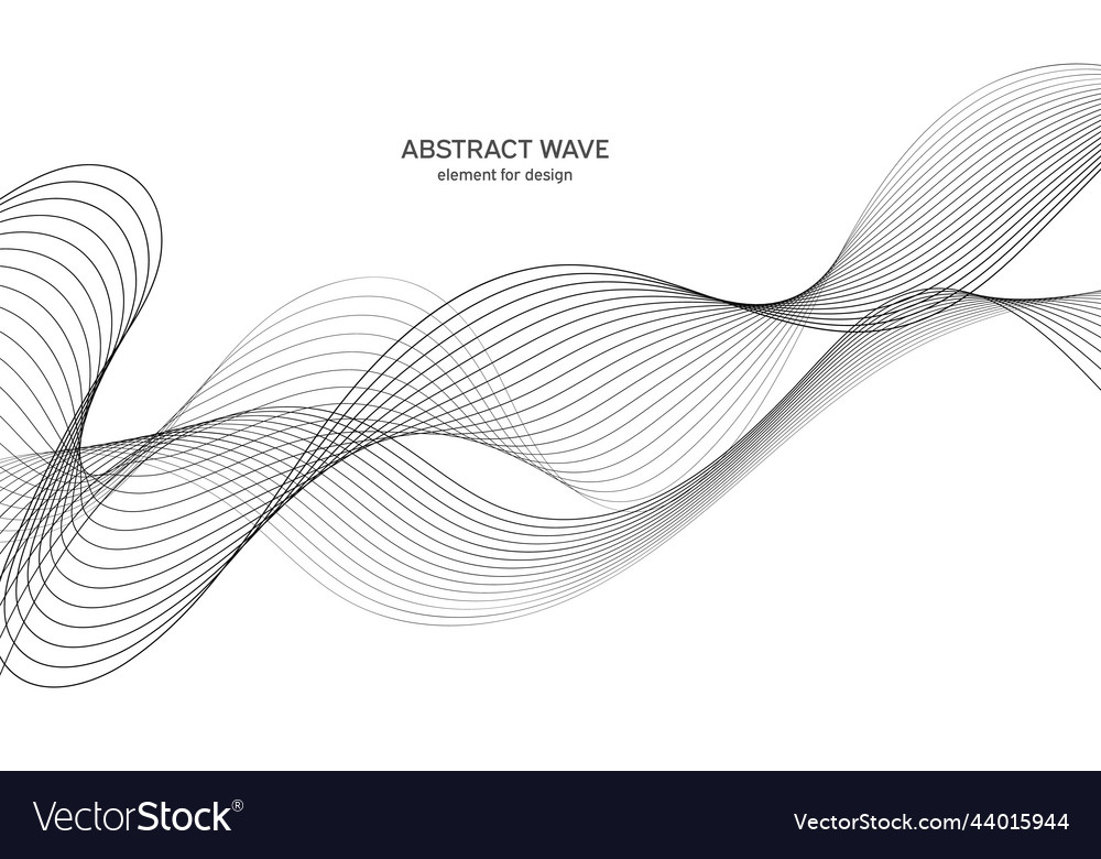 Abstract wave element for design digital vector image Abstract wave element for design digital