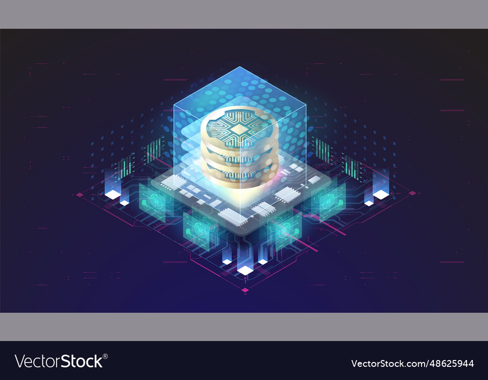 Cryptocurrency and blockchain concept data