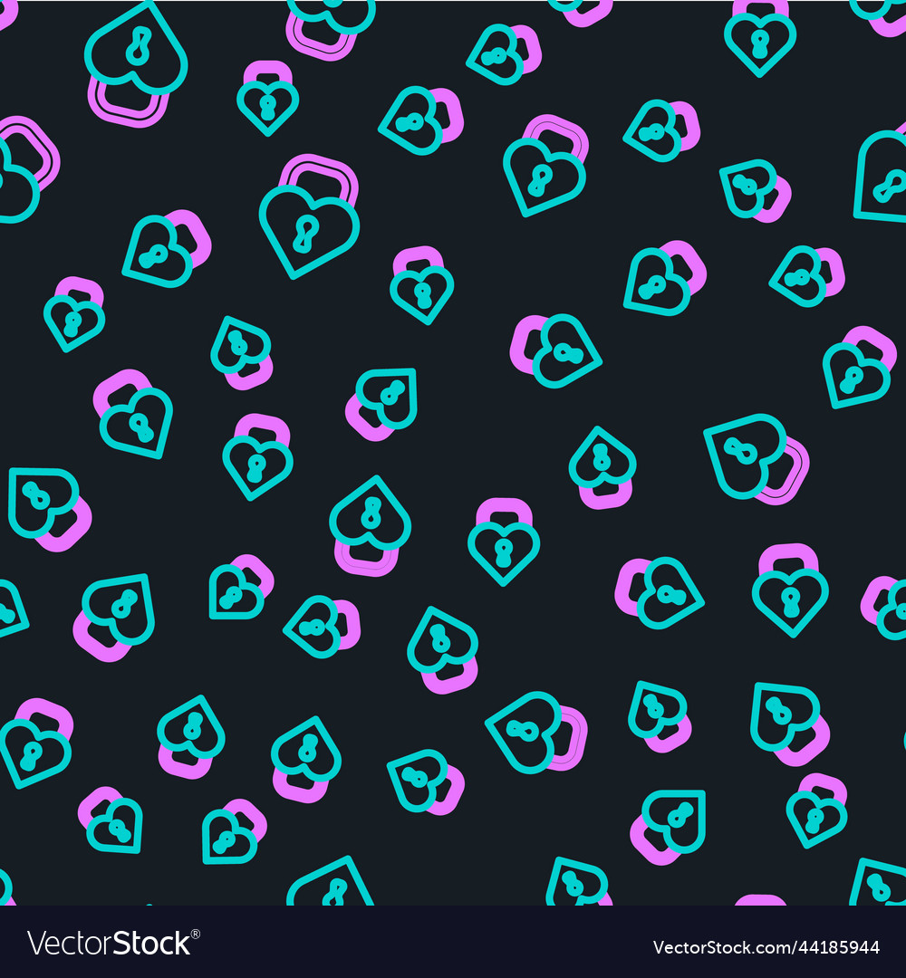 Line castle in the shape of a heart icon isolated
