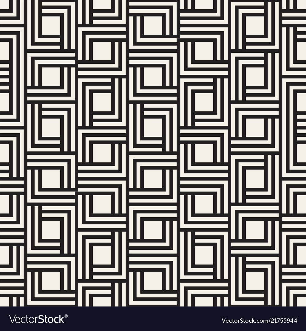 Modern Line Mosaic Pattern