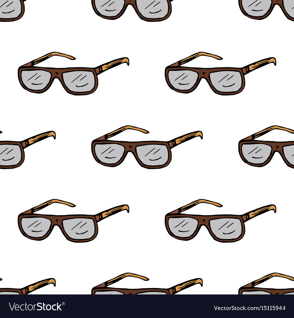 Seamless pattern with man symbols