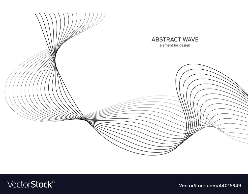 Abstract wave element for design digital Vector Image Abstract wave element for design digital