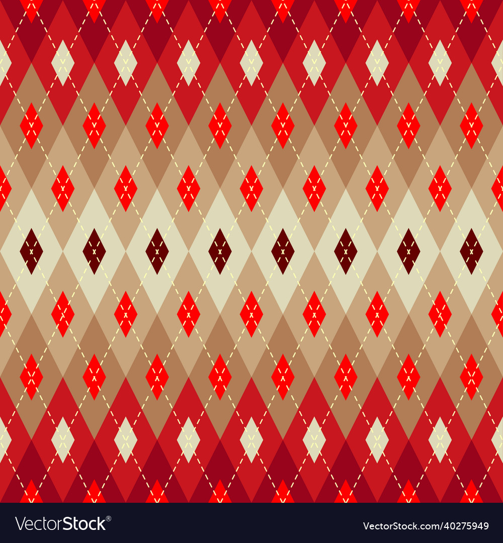 Argyle seamless pattern background vector image Argyle seamless pattern background