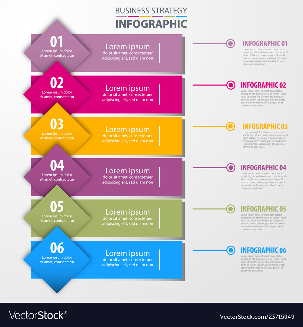 Business infographics design template