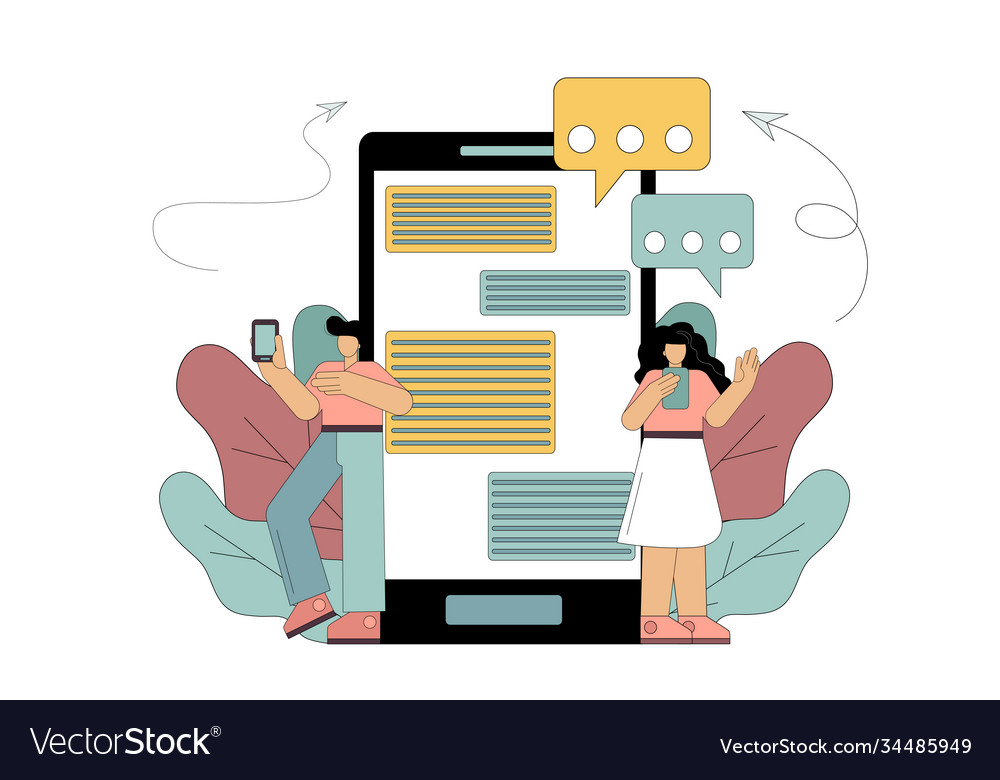 Chat messaging concepts internet communication