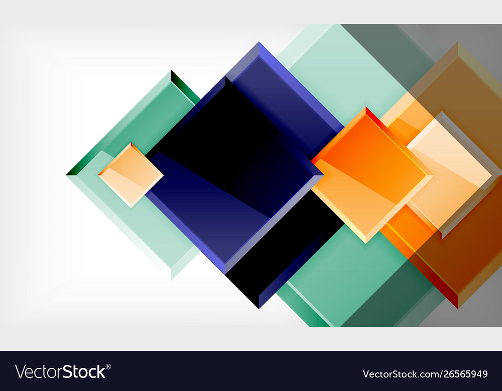 Colorful square and rectangle blocks background