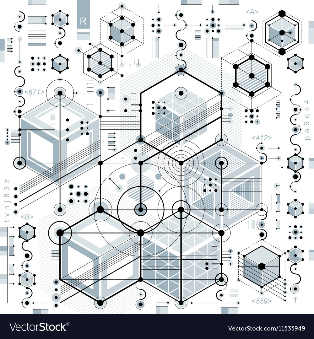 Mechanical scheme engineering drawing