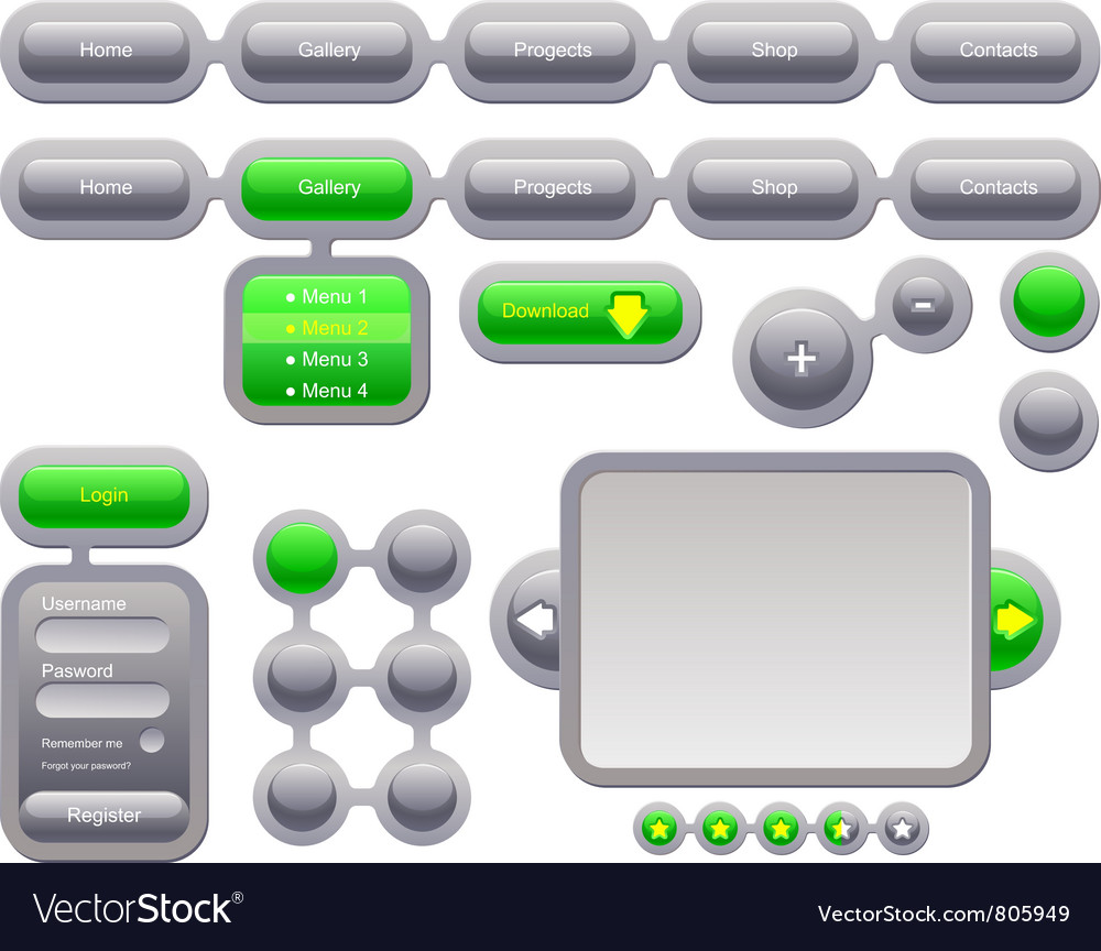 Navigation template