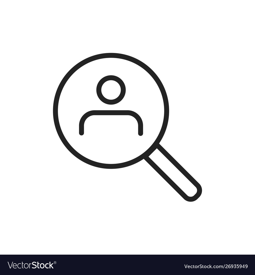 Search web icons in line style seo analytics