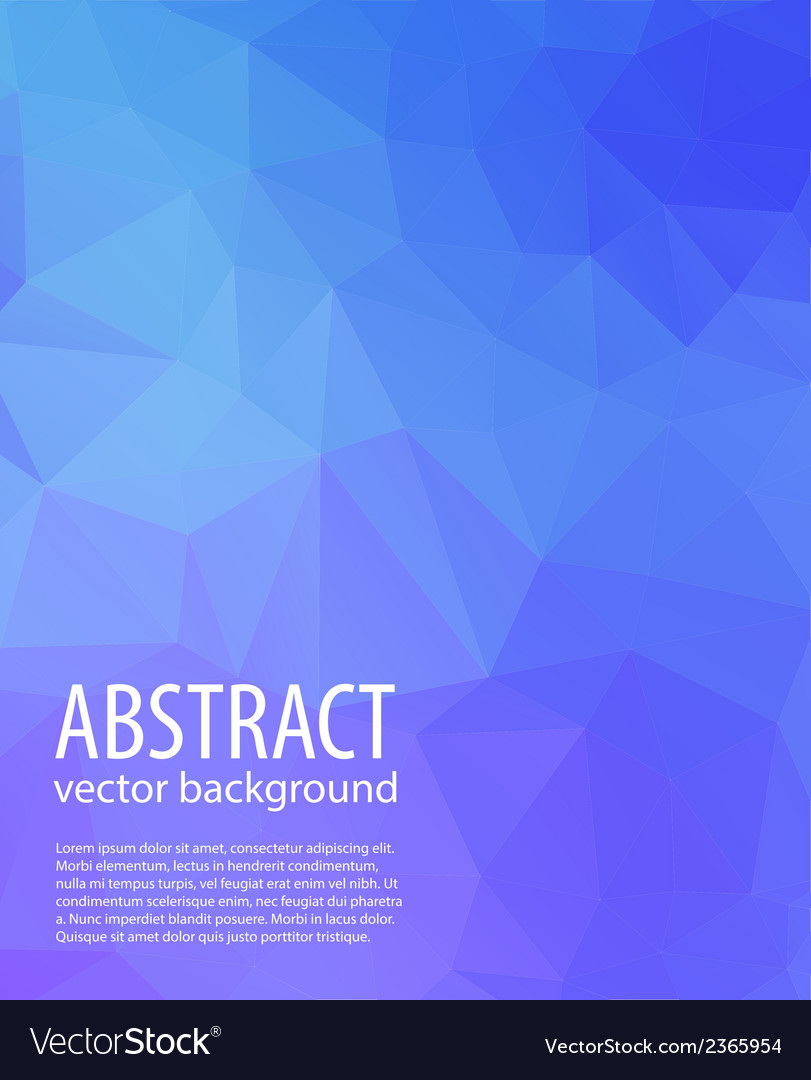 Abstract triangle background