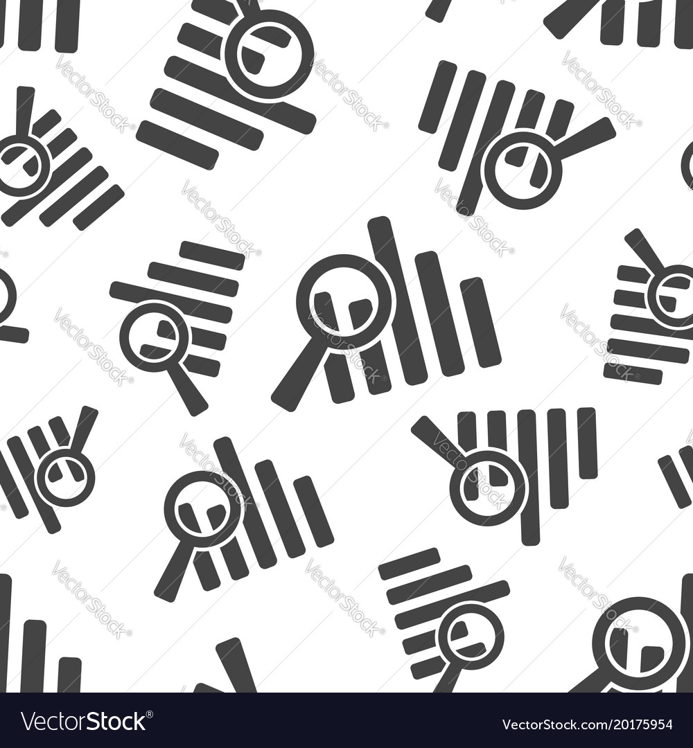 Business graph seamless pattern background