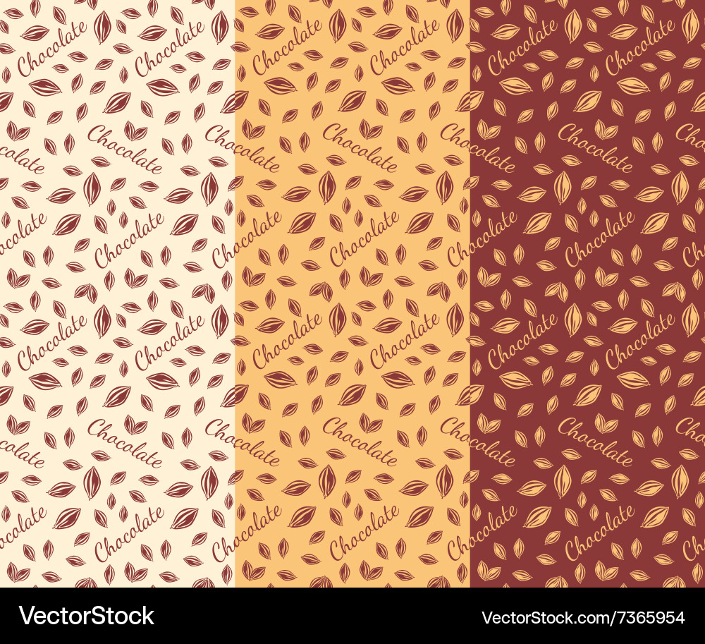 Chocolate bars seamless pattern Royalty Free Vector Image