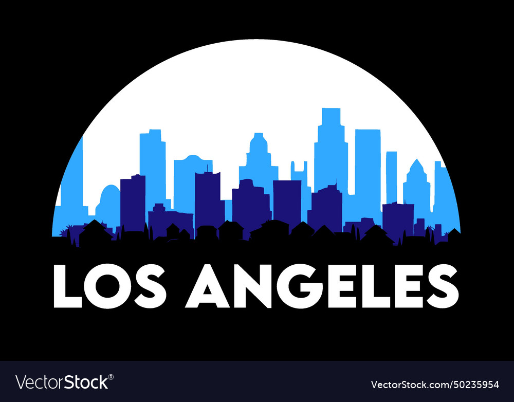 Los angeles california united states Royalty Free Vector