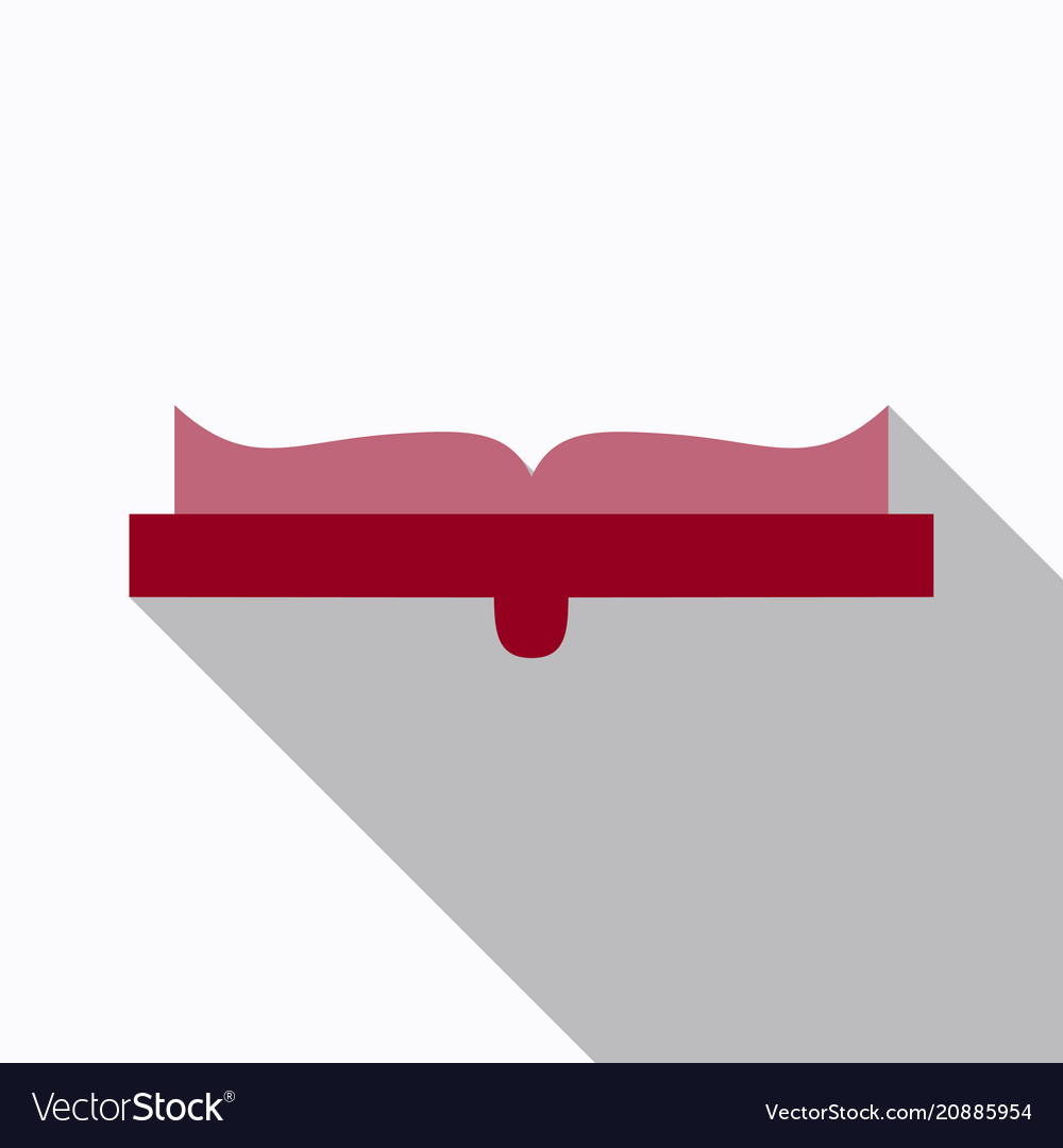 Open book icon in a flat style study