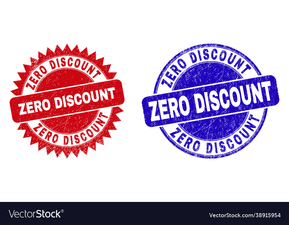 Zero discount round and rosette stamps