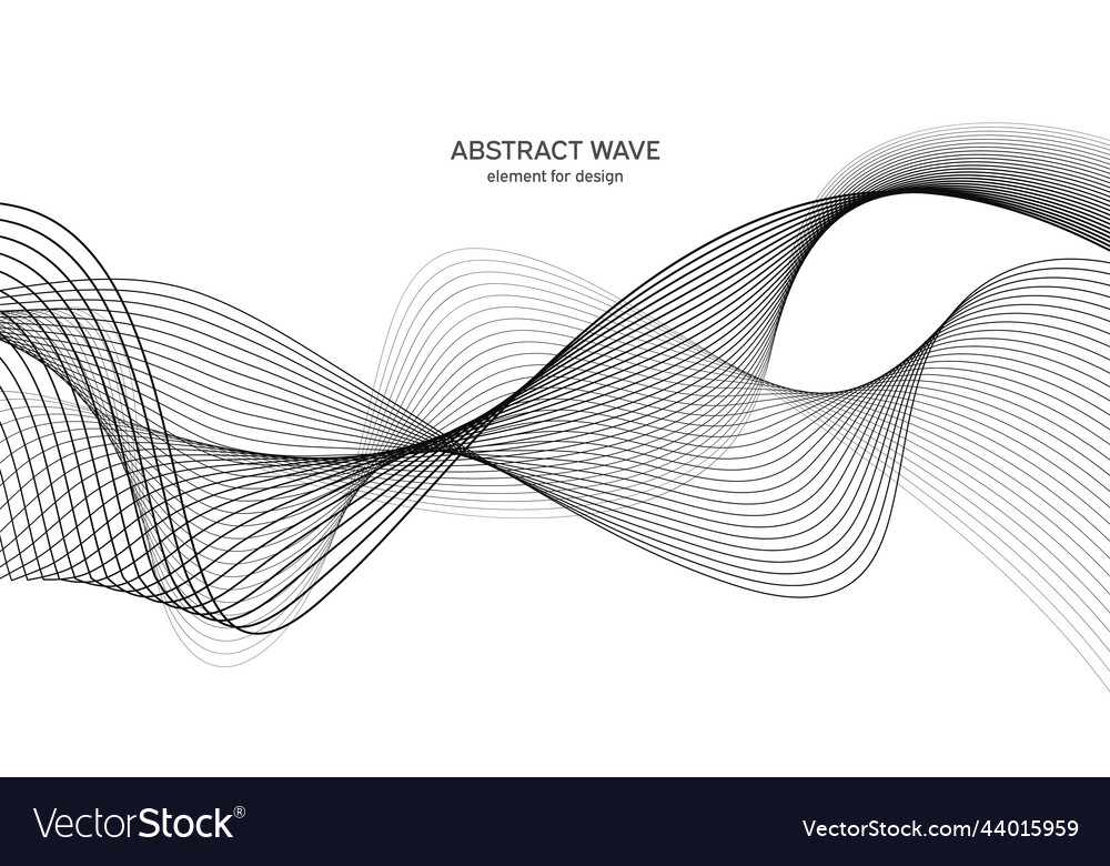 Abstract wave element for design digital vector image Abstract wave element for design digital